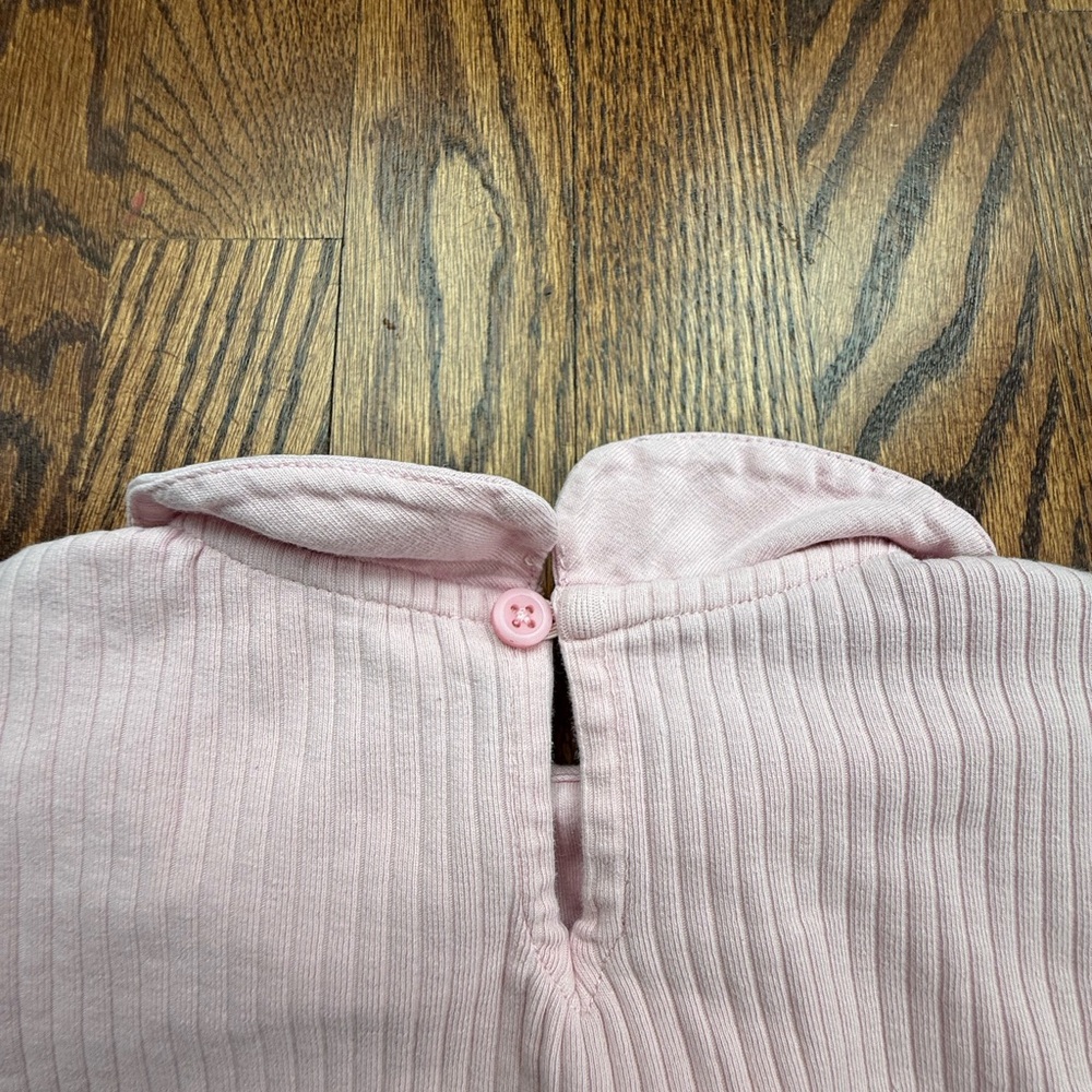 Hanna Andersson Peter Pan Collar Top Sz 4 - Picture 3 of 6